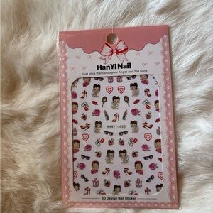 Betty Boop Nail Stickers